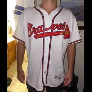 Dansby Swanson Atlanta Braves Majestic Players Jersey Size 44